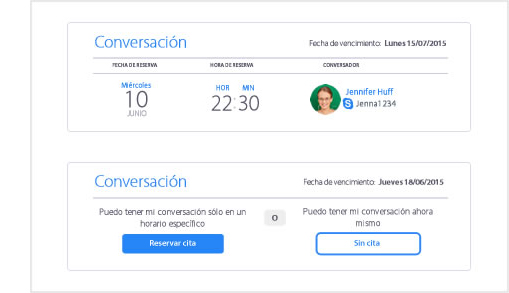 Hablar con expertos y aprender idiomas
