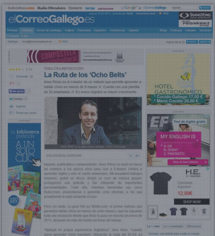 8Belts en El Correo Gallego